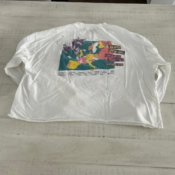 Daydreamer Rolling Stone Long Sleeve Cropped Tee - Picture 3 of 3